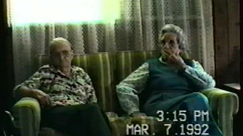 Aunt Annie Pruitt and Aunt Myrtle Goins  talking f...
