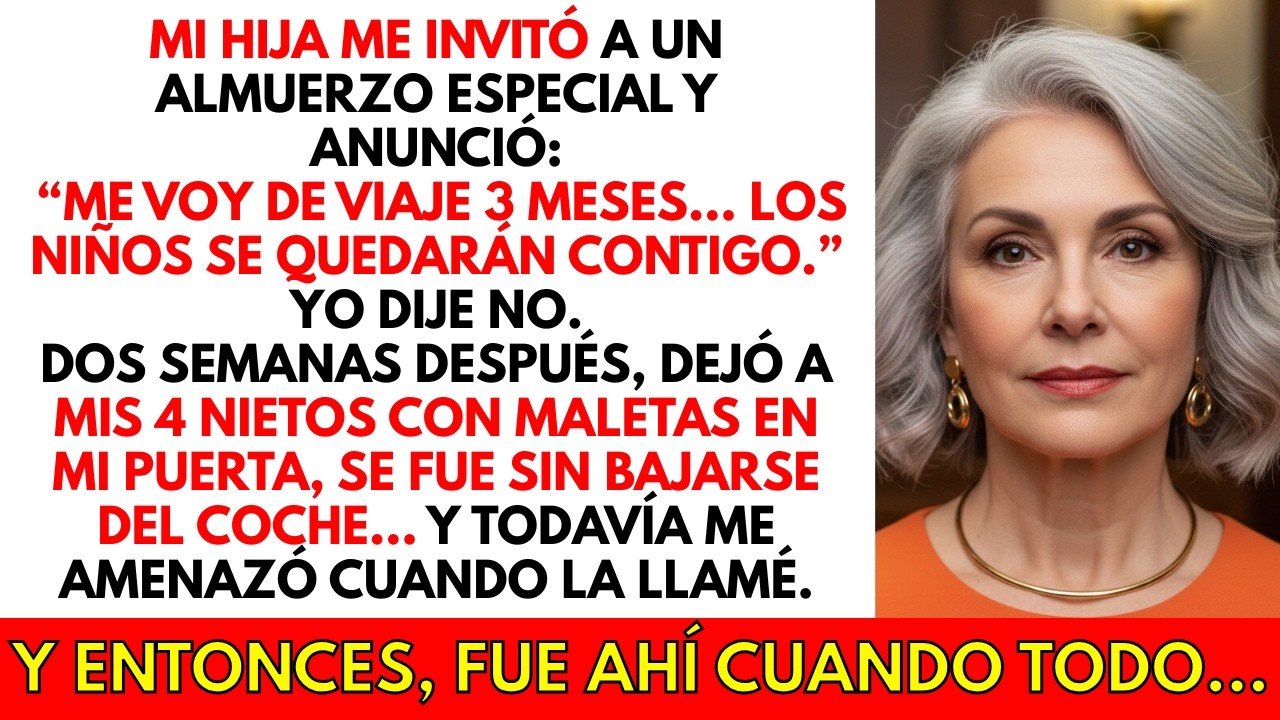 Mi hija dejó a los niños en mi puerta y huyó… el juez decidió el resto y entonces…