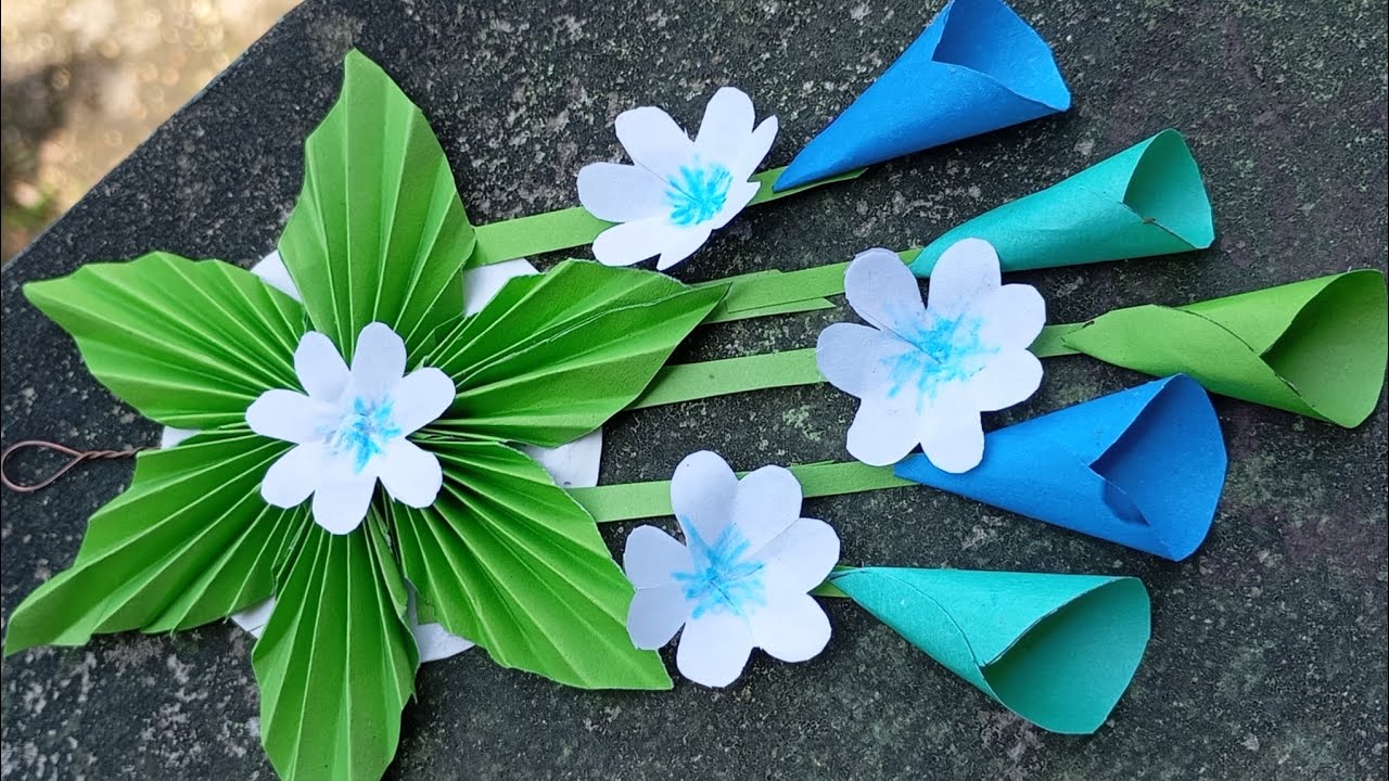 How to make paper craft wall hanging.origami wall hanging Ideas! New paper craft ideas