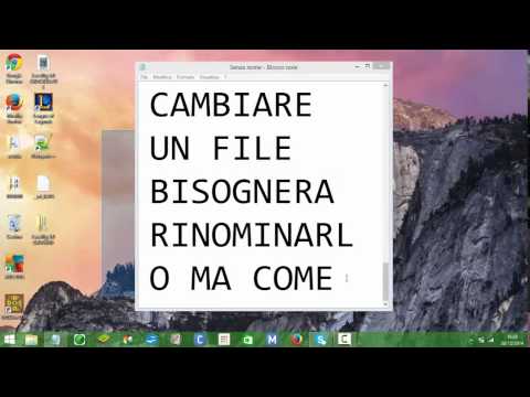 Video: Come Modificare L'estensione Di Un File In Windows 7