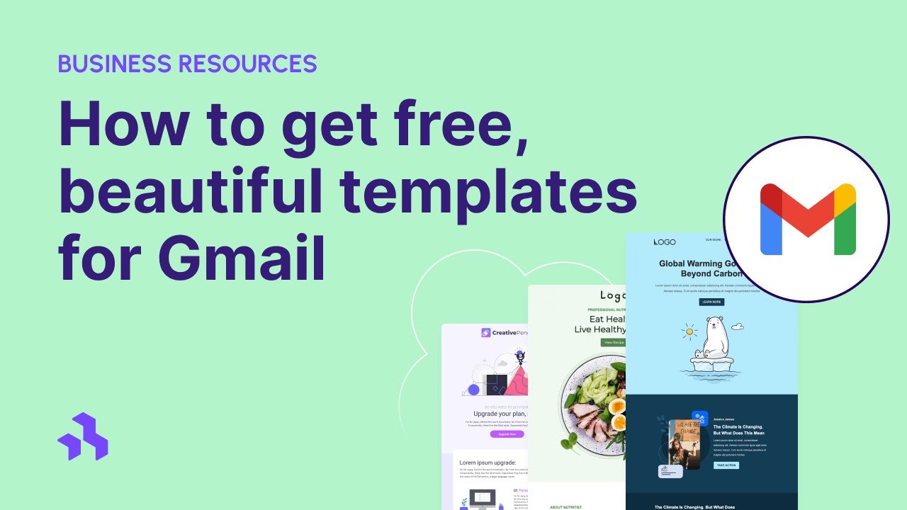 download gmail business email template free