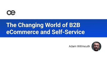 The Changing World of B2B eCommerce and Self-Service