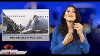 Jamaican Airline crash lands (ASL - 11.10.18)
