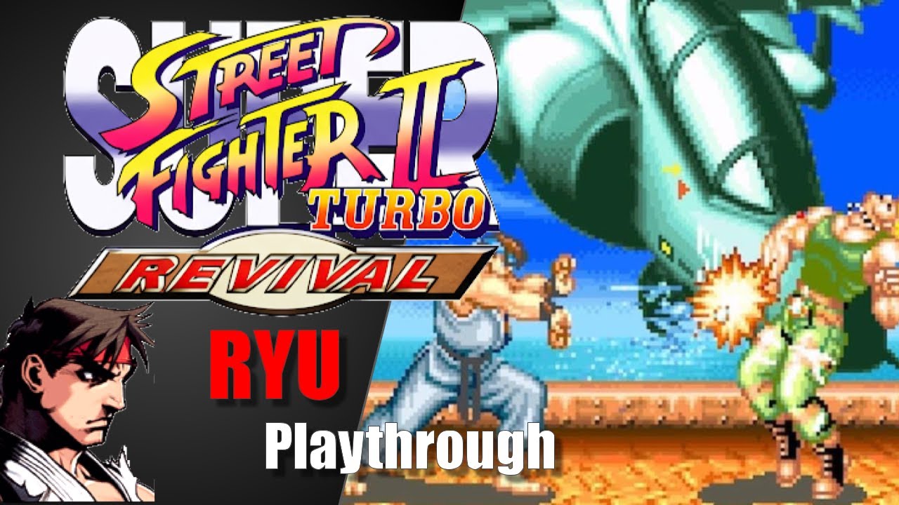 Super R Turbo Ryu Ryu Playthrough | Super Street Fighter Turbo Revival (Gameboy Advance ...