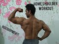 Get bigger shoulders at home no weights  equipments