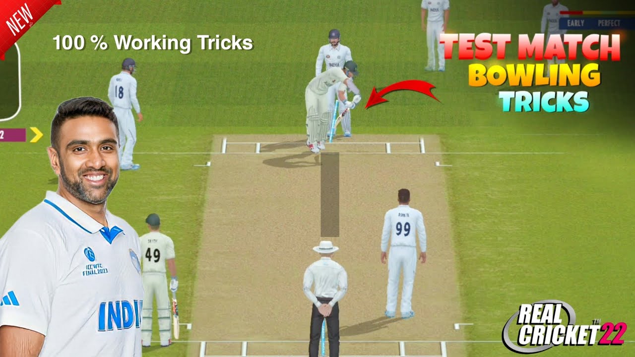 Real Cricket 22 Bowling Tricks Stump Breaker How to take wickets in ...