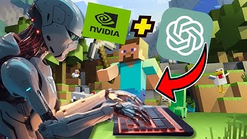 Minecraft AI + NVIDIA uses GPT-4 to create an AI Bot 👀 That Plays MINECRAFT BETTER THAN YOU!  🤯