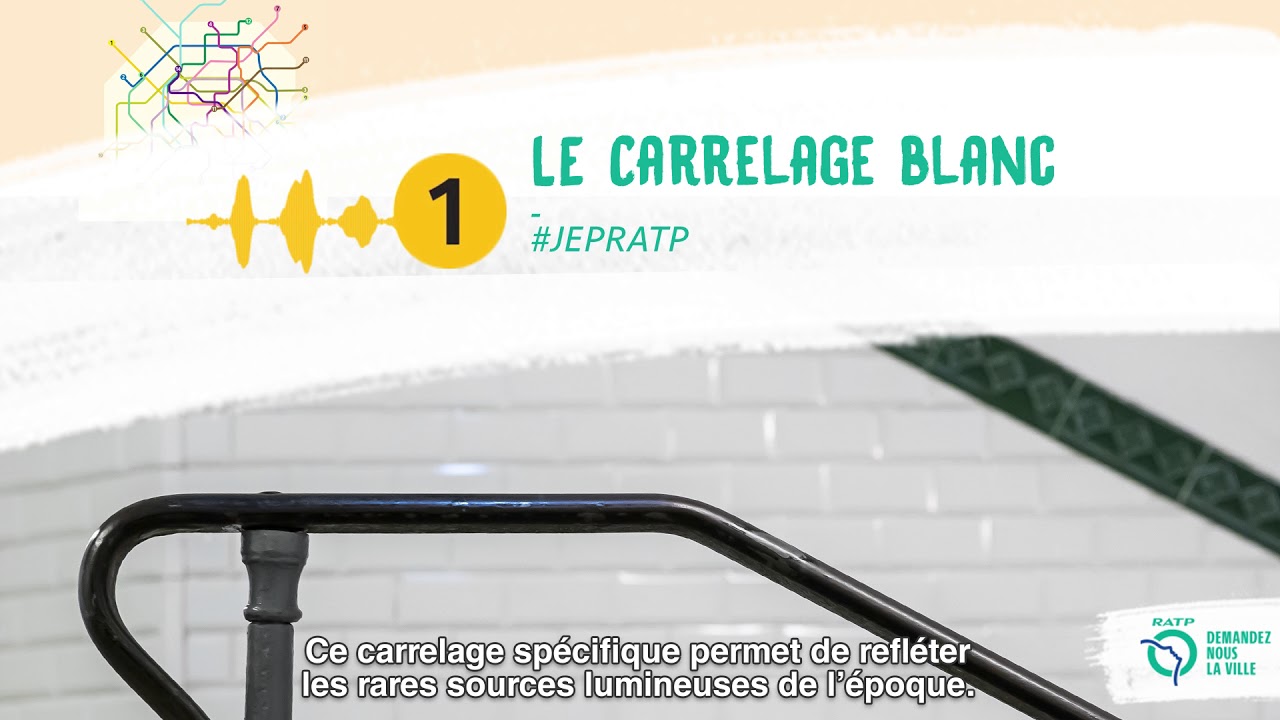 Pourquoi y a t-il du carrelage blanc dans le métro ? | RATP - YouTube