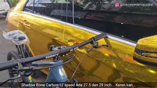 Mtb 29 inch Shadow Bone Carbon Deore 12 speed Hidrolik Keren dan Murah Gan