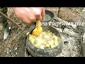 Полевая кухня//Дичь тушеная в березовом соке.Game stewed in birch sap.