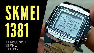 SKMEI 1381 Homage Watch - Review and Setup