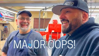 Repairing the Main Caps on Chief n Jackie's 400 Small Block Chevy! RaceCar Machining with Gerald