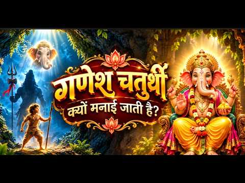 Why We Celebrate Ganesh Chaturthi? गणेश चतुर्थी कथा | Ganpati Festival | Om Bhajan Bhakti