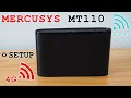 MERCUSYS MT110 mobile 4G router Wi-Fi • Unboxing, installation, configuration and test