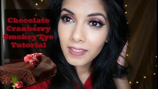 Chocolate Cranberry Smokey Eye Tutorial | Morphe 35F and 35O