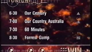 WIN Television Lineup & ID 1999