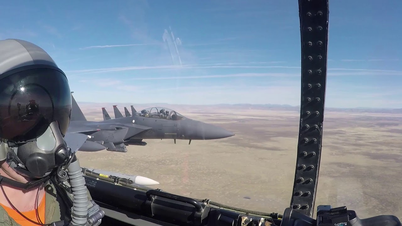 F-15 Strike Eagle training for a deployment in support