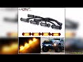 iJDM Raptorstyle grille light LED grill mount assemblies For 2016up Toyota Tacoma wTRD Pro Grill