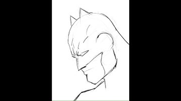 Drawing a quick Jim Lee style Batman in Procreate