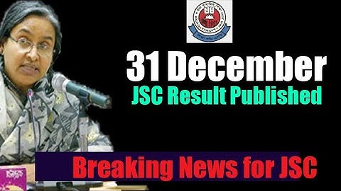 JSC Result Published DATE 2019