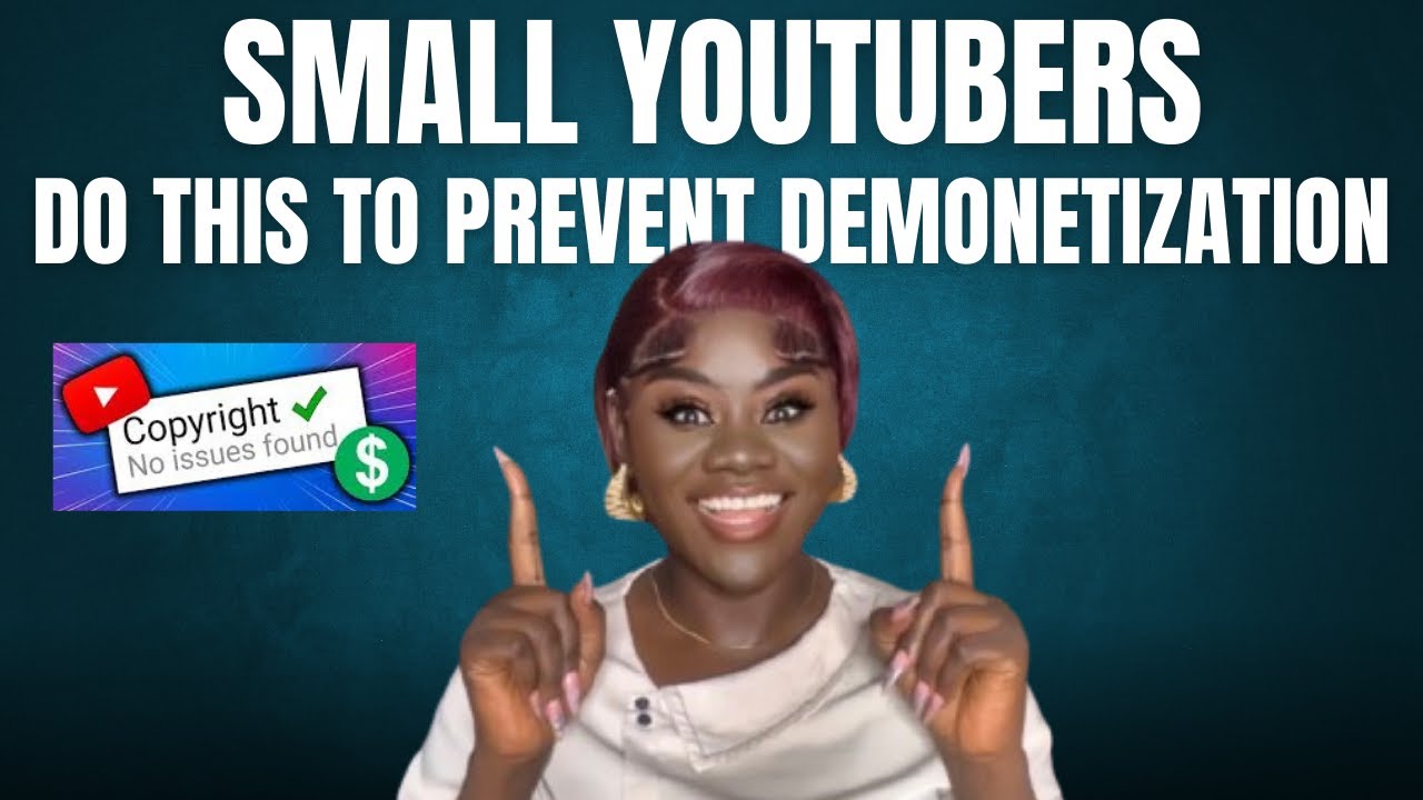 Do This To Avoid Demonetization. Every Small YouTuber