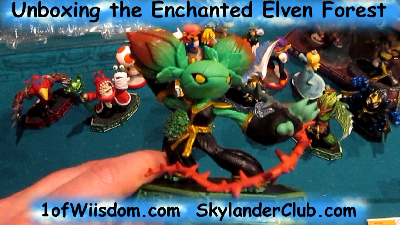 Skylanders Imaginators Unboxing Enchanted Elven Forest Adventure Pack with Boom Bloom