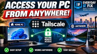 How to Access Your PC Remotely With Tailscale (Step-by-Step)