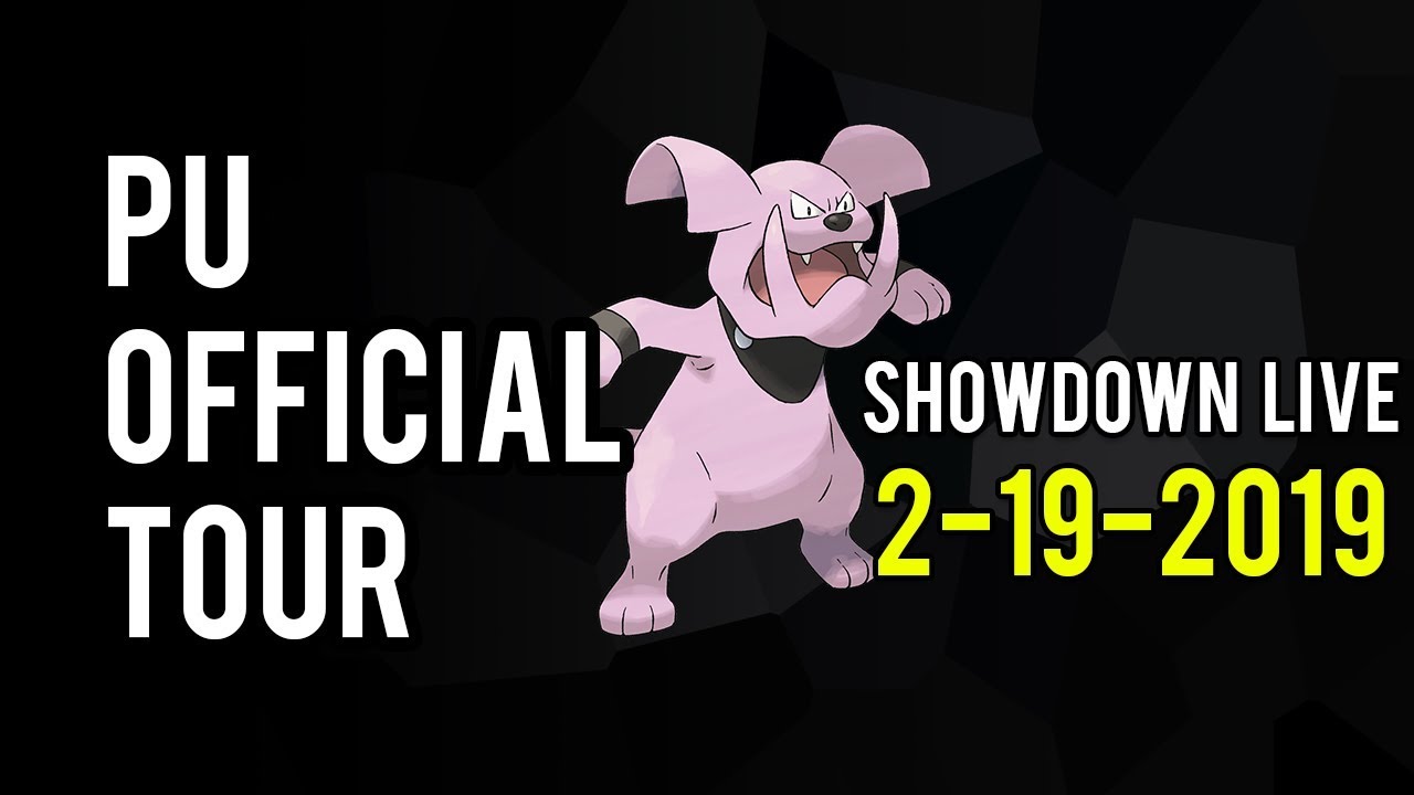PU Official Tour (2-19-2019) - Pokemon Showdown Live