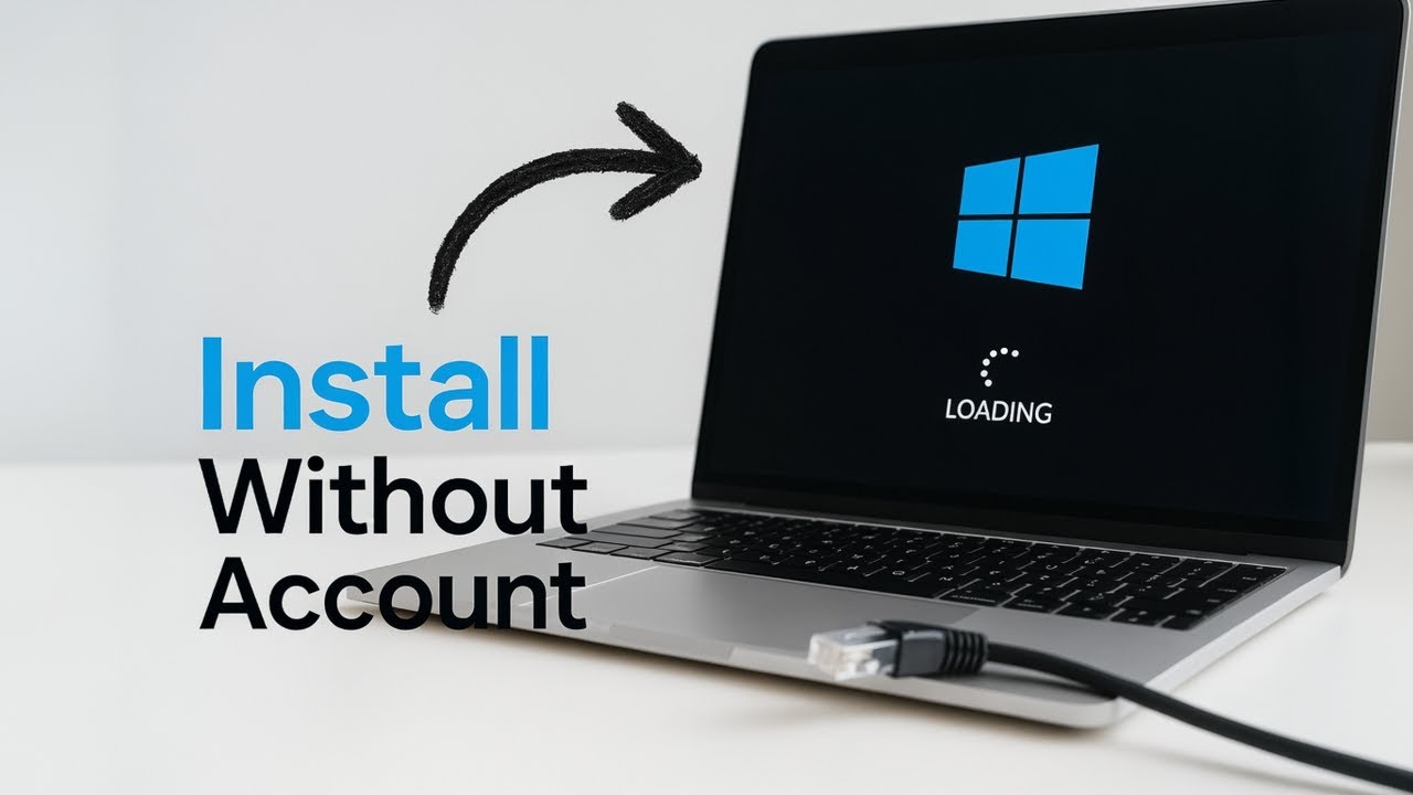 How To Install Windows 10 Without A Microsoft Account YouTube