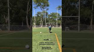 Desafio ⚽️. 3 Bolas. Mesmo alvo 🎯. Consegue acertar as 3? Marca a gente!