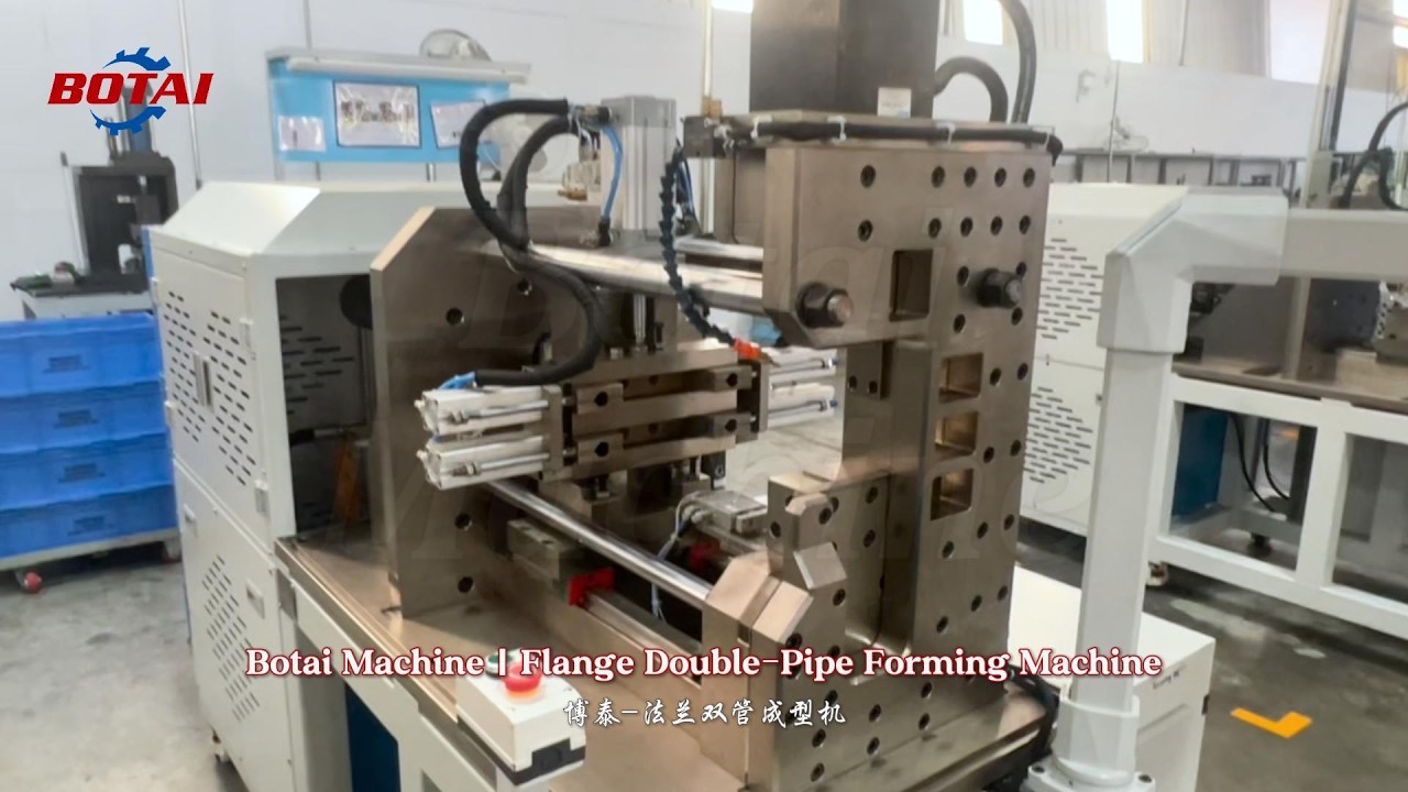 Flange Double Pipe Forming Machine | Botai Machine