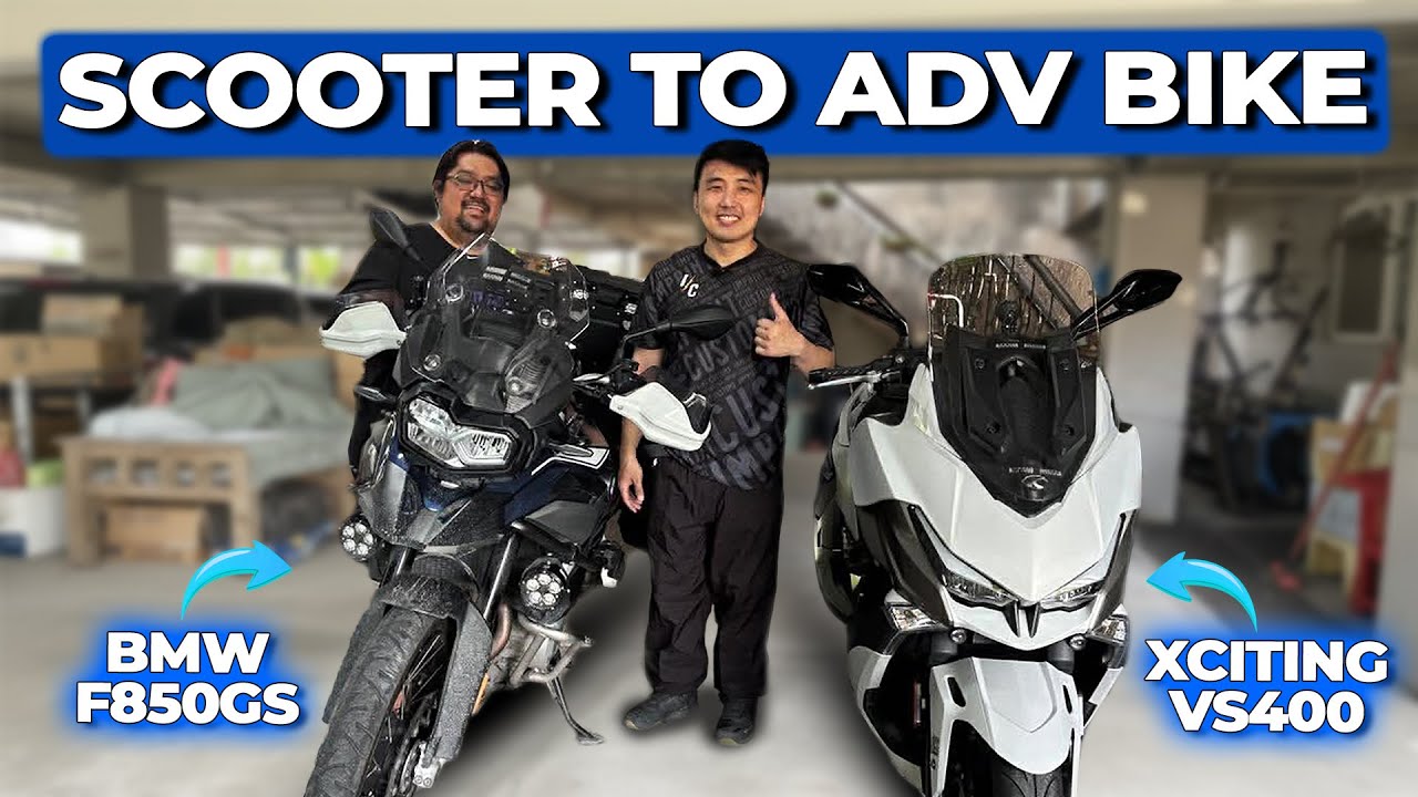Bmw F850GS Swap Xciting VS400 | Scooter to Aventure Bike