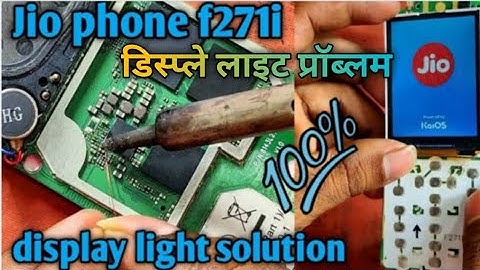 Jio f271i Display Light Solution || Jumper Jio Display Light Problem ✓√ #f271idisplaylight
