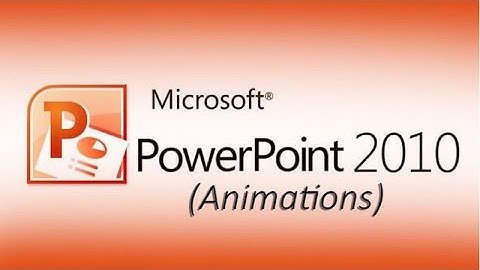 Microsoft PowerPoint 2010 Hman dan Part-3 (Animations-1)