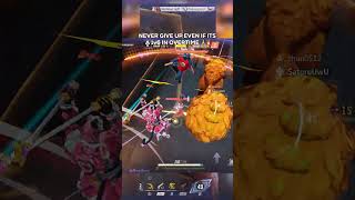NEVER GIVE UP EVEN IF ITS A 1v6 IN OVERTIME 🙏🔥💪#marvelrivals #marvelrivalsgameplay #marvel #gaming