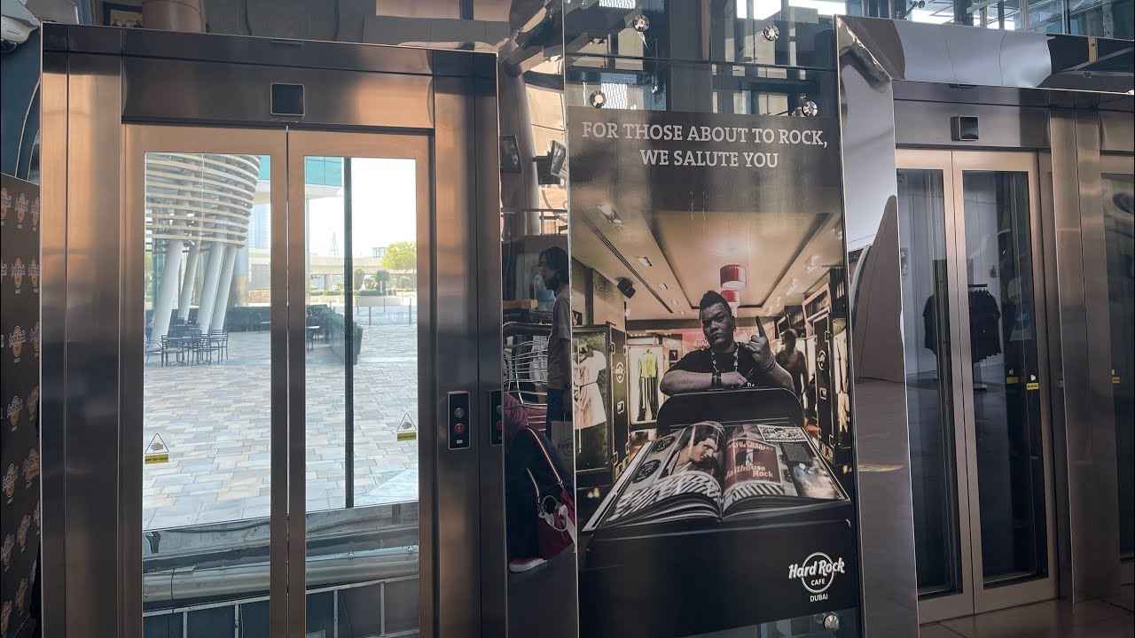 Elevator tour at Dubai Festival City Mall