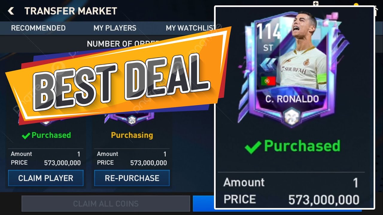 HOW TO BUY CRISTIANO RONALDO 999+ FOR INVESTMENT FIFA MOBILE