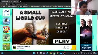 Playing Poki again, this time, A small world cup!!