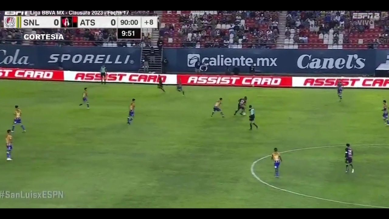 Atlético de San Luis empata a ceros ante el Atlas - YouTube
