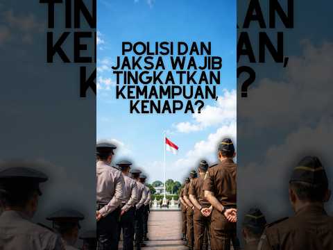 Polisi dan Jaksa Wajib Tingkatkan Kemampuan, Kenapa?