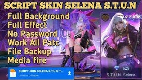 Scribe skin selena stun terbaru || pach natan || no pasword