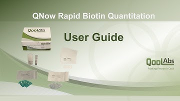 QNow Rapid Biotin Quantitation Kit Instructions