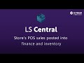 Ls central  stores pos sales posted into finance and inventory