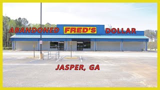 Abandoned Fred's Dollar in Jasper, GA