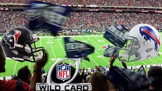Texans vs Bills - Regulation, 2020 Wildcard Playoffs, Club Seats at NRG Stadium - Houston, TX