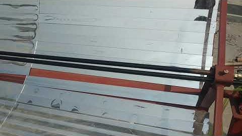 Parabolic trough solar thermal collector