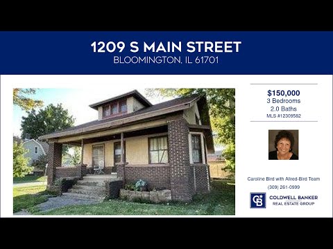 1209 S Main Street, Bloomington, IL home video tour