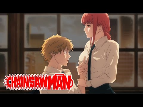 Denji Squeeze Makima's Boobs - Office Scene - Chainsaw Man