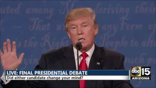Closing statements - Donald Trump Hillary Clinton Final Presidential Debate