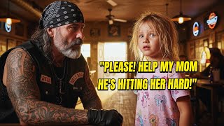 LITTLE GIRL RAN TO THE HELLS ANGELS CRYING, "THEY'RE BEATING MY MAMA" WHAT THE BIKERS DID NEXT...